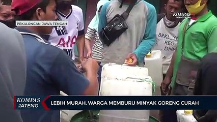 Lebih Murah, Warga Memburu Minyak Goreng Curah