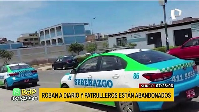 Surco: vecinos sufren robos mientras 30 patrulleros de serenazgo lucen abandonados