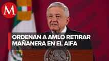 INE ordena a AMLO eliminar 'La Mañanera' de la inauguración del AIFA