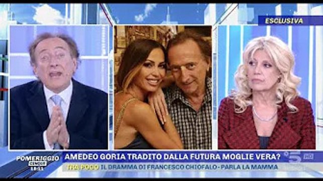 Pomeriggio 5, Amedeo Goria choc: Forse Vera Miales ha bisogno di un uomo più giovane di me Amedeo