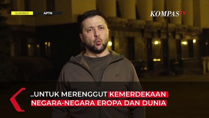 Pesan Zelensky untuk Dunia Sebulan Sejak Invasi Rusia: Ini Baru Permulaan
