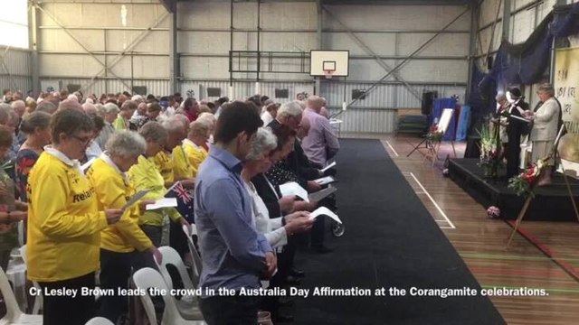 Warrnambool Standard - Corangamite Shire Australia Day affirmation