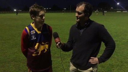 Warrnambool Standard South Rovers' under 15s captain Miles Picken