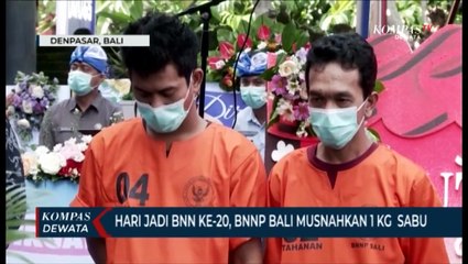 BNN Bali Musnahkan 1 Kg Sabu