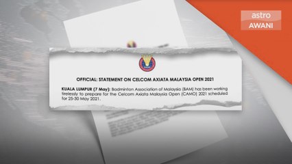 Kes Meningkat | BAM tangguh Kejohanan Terbuka Malaysia