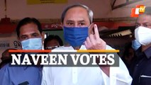 Odisha CM Naveen Patnaik Casts Vote In Bhubaneswar | Municipal Elections 2022