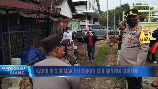 Kapolres Demak Blusukan Cek Minyak Goreng di Pasar dan Distributor