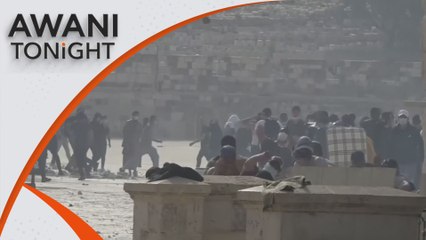 Violence erupts at Al-Aqsa Mosque on Jerusalem Day