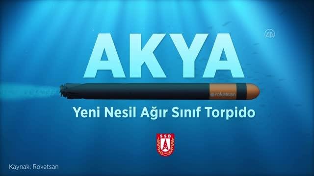 (VİDEO-GRAFİK) Milli torpido AKYA ilk defa gerçek hedefe atıldı