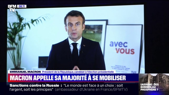 Emmanuel Macron appelle ses électeurs à se mobiliser: Rien n'est jamais écrit, rien n'est jamais acquis