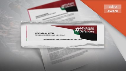 Krisis Asia Barat | MyAqsaDefenders sasar kumpul 10 juta bantu Palestin
