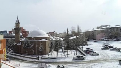 (DRONE) Kar ve soğuk hava etkili oluyor