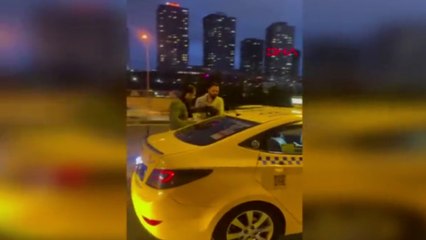 Köpeği kurtarmak için D-100'de trafiği durdurdular