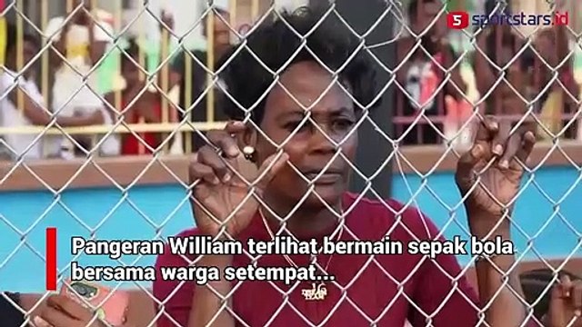 Serunya Pangeran Inggris Main Bola Bareng Bintang Man City dan Aston Villa di Jamaika