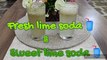 Fresh lime masala soda and cooking lime soda recipe