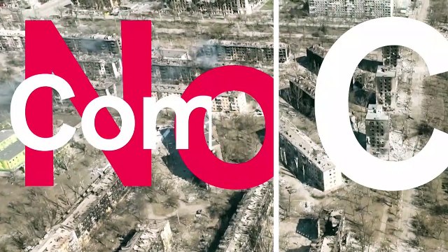 Drone footage captures devastation in besieged city of Mariupol