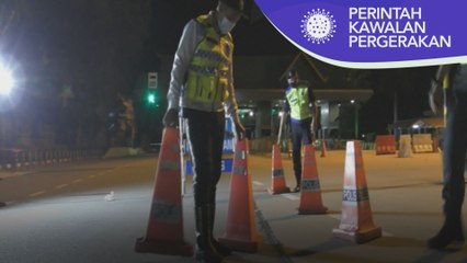 PKPD Kota Setar | Polis tutup sepenuhnya lapan jalan tikus
