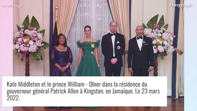 Kate Middleton épaules nues dans une robe scintillante, le prince William présente ses excuses