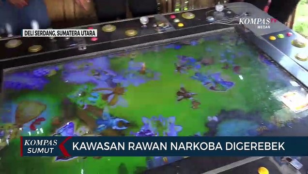 Kampung Narkoba yang Kerap Dijadikan Lokasi Transaksi Sabu di Deli Serdang Digerebek