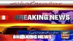Islamabad: Minister of State Farrukh Habib talks to media