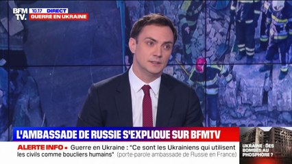 "On ne se sent pas isolé": le porte-parole de l'ambassade de Russie en France témoigne sur BFMTV