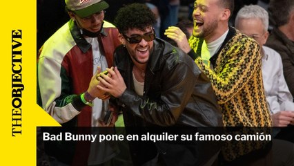 Bad Bunny pone en alquiler su famoso camión