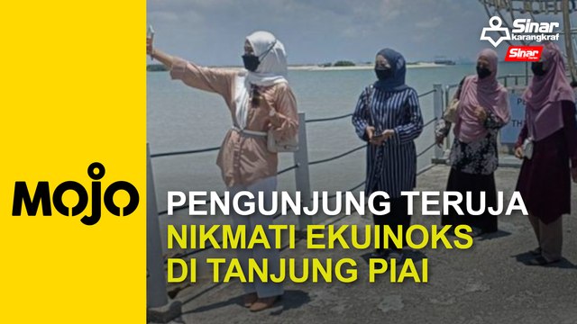 Pengunjung teruja nikmati Ekuinoks di Tanjung Piai