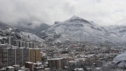 GÜMÜŞHANE - Kar yağışı etkili oldu
