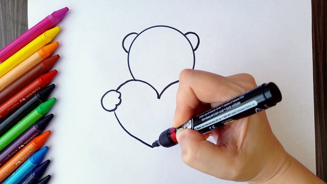 HOW TO DRAW TEDDY BEAR STEP BY STEP CUTE TEDDY BEAR DRAWING EASY SO CUTE TEDDY BEAR WITH HEART