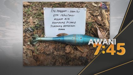 Penduduk Gempar | Objek disyaki bom lama bukan bom sebenar