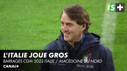 La squadra azzurra au bord du précipice - Barrages CDM 2022 Italie / Macédoine du nord