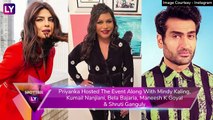 Priyanka Chopra Hosts Pre-Oscar Event, Sizzles In Black Saree