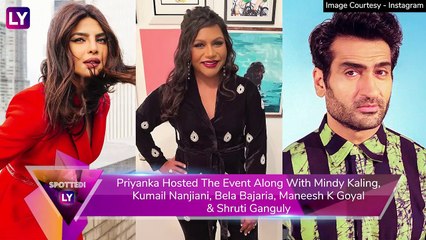Priyanka Chopra Hosts Pre-Oscar Event, Sizzles In Black Saree