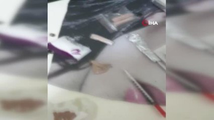 Uyuşturucuları sıvı hale getirip şırınga içerisinde sattılar