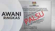 AWANI Ringkas: MITI: Paparan palsu | Hanya PKP di Sarawak