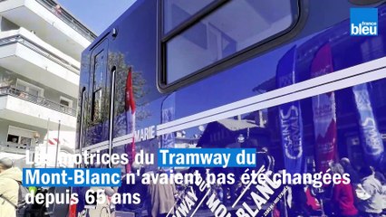Marie, la nouvelle motrice du Tramway du Mont-Blanc, est arrivée à Saint-Gervais