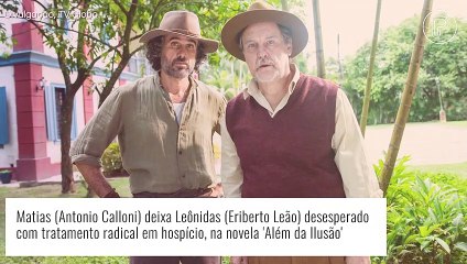 'Além da Ilusão': Matias deixa Leônidas apavorado ao receber choques e entrar em convulsão no hospício