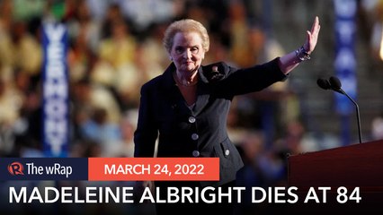 Télécharger la video: Madeleine Albright, former US secretary of state and feminist icon, dies at 84