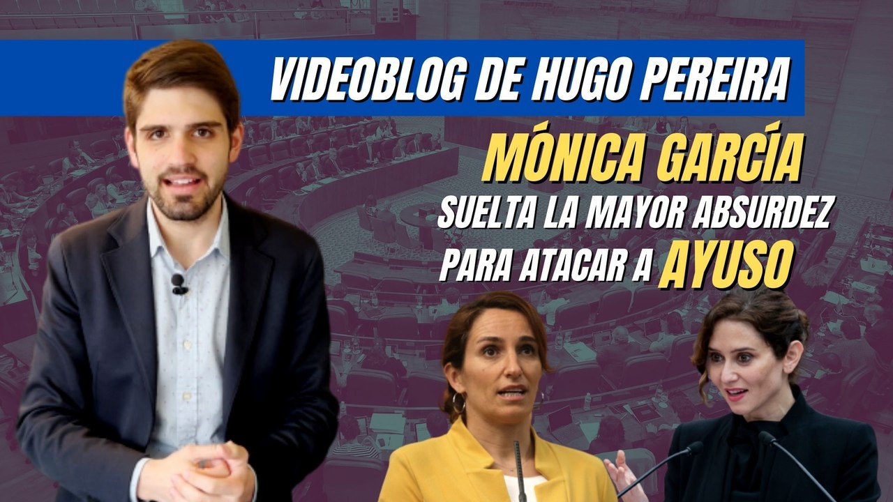 Hugo Pereira zarandea a Mónica García por soltar un disparate mayúsculo para atacar a Ayuso