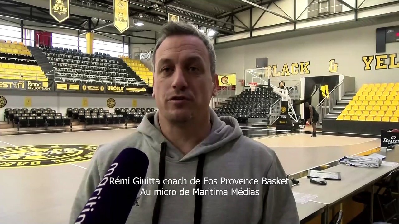 Interview maritima: Rémi Giuitta  coach de Fos Provence Basket avant le Top 8 de la Coupe