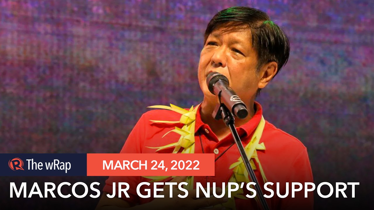 NUP endorses Marcos Jr’s presidential bid