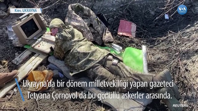 Ukraynalı Gazeteci ve Eski Milletvekili Ülkesi İçin Cephede