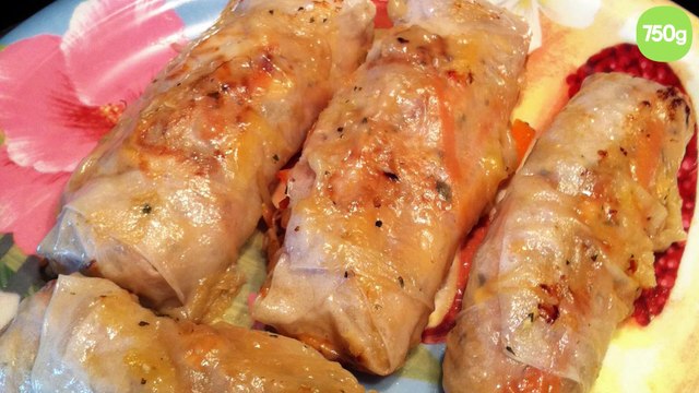 Nems diététiques au four