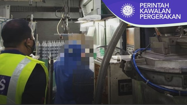 Langgar SOP | Pemilik kilang plastik, pekerja dikompaun