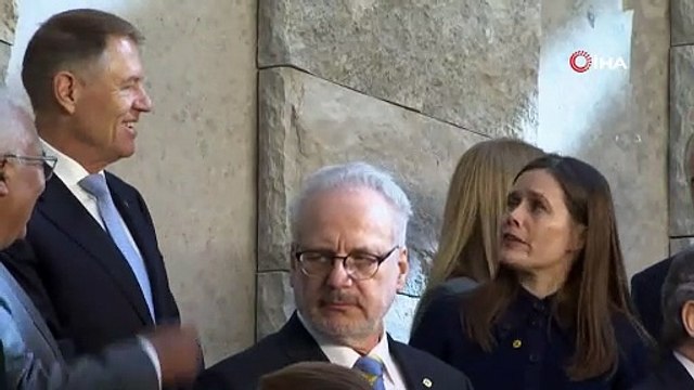 Cumhurbaşkanı Erdoğan, NATO Liderler Zirvesi'nde aile fotoğrafı çekimine katıldı
