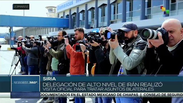 Canciller de Irán realizó visita oficial a Siria para tratar temas bilaterales