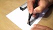 Drawing 3D Letter - How to Draw Letter Z - Trick Art with Graphite Pencils