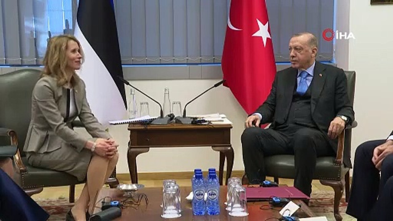 Cumhurbaşkanı Erdoğan, Estonya Başbakanı Kallas ile görüştü