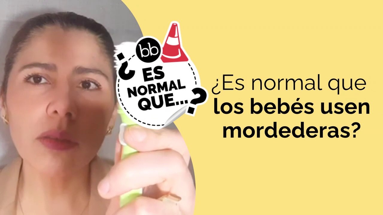 ¿Es normal que tu hijo use mordederas?