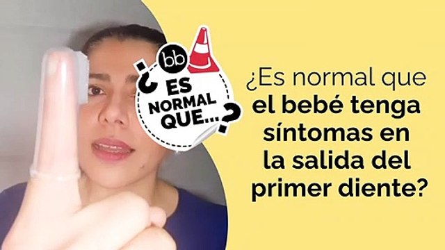 ¿Es normal que al bebé le duela cuando le salen los dientes?